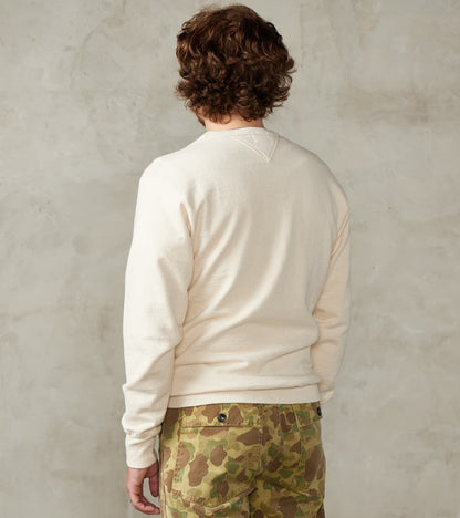 SWS-SC01 Japanese Cotton Heavyweight Sweatshirt - Natural