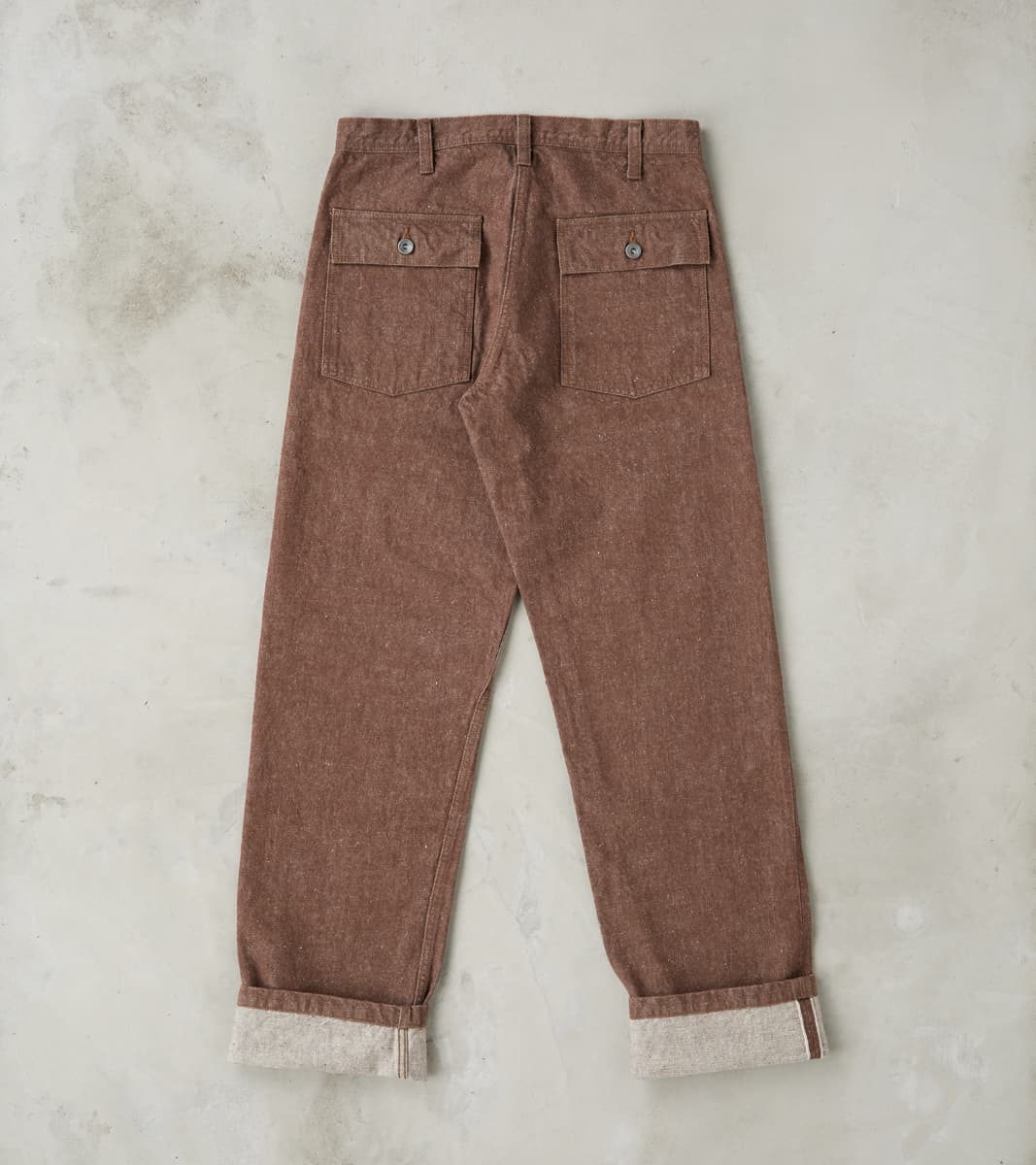 パンツ 00s Archive Brown Fade Coating Denim Samurai - SJ52BR 15oz Selvedge Denim Kanoko Brown Baker Pant