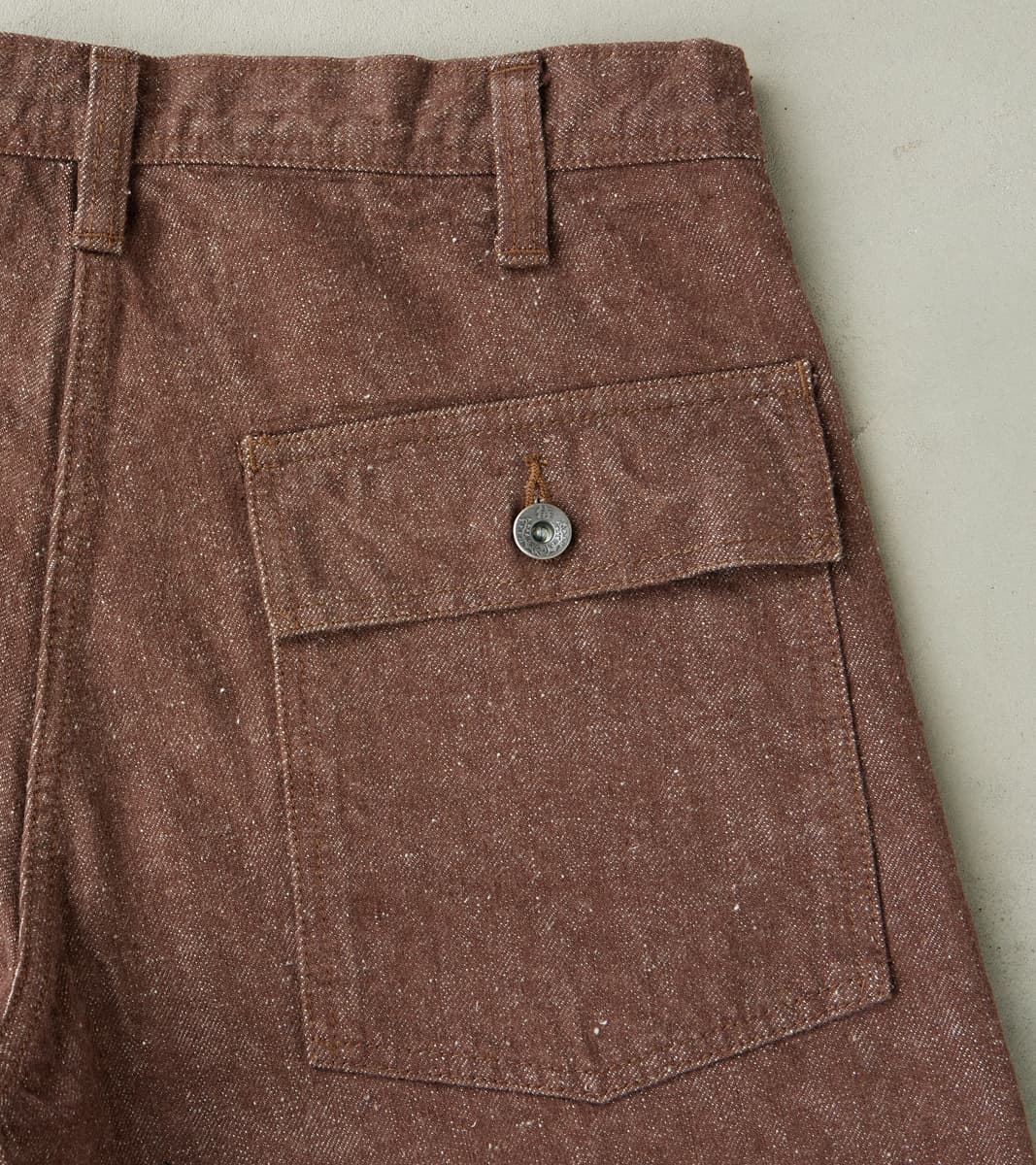 Samurai - SJ52BR 15oz Selvedge Denim Kanoko Brown Baker Pant