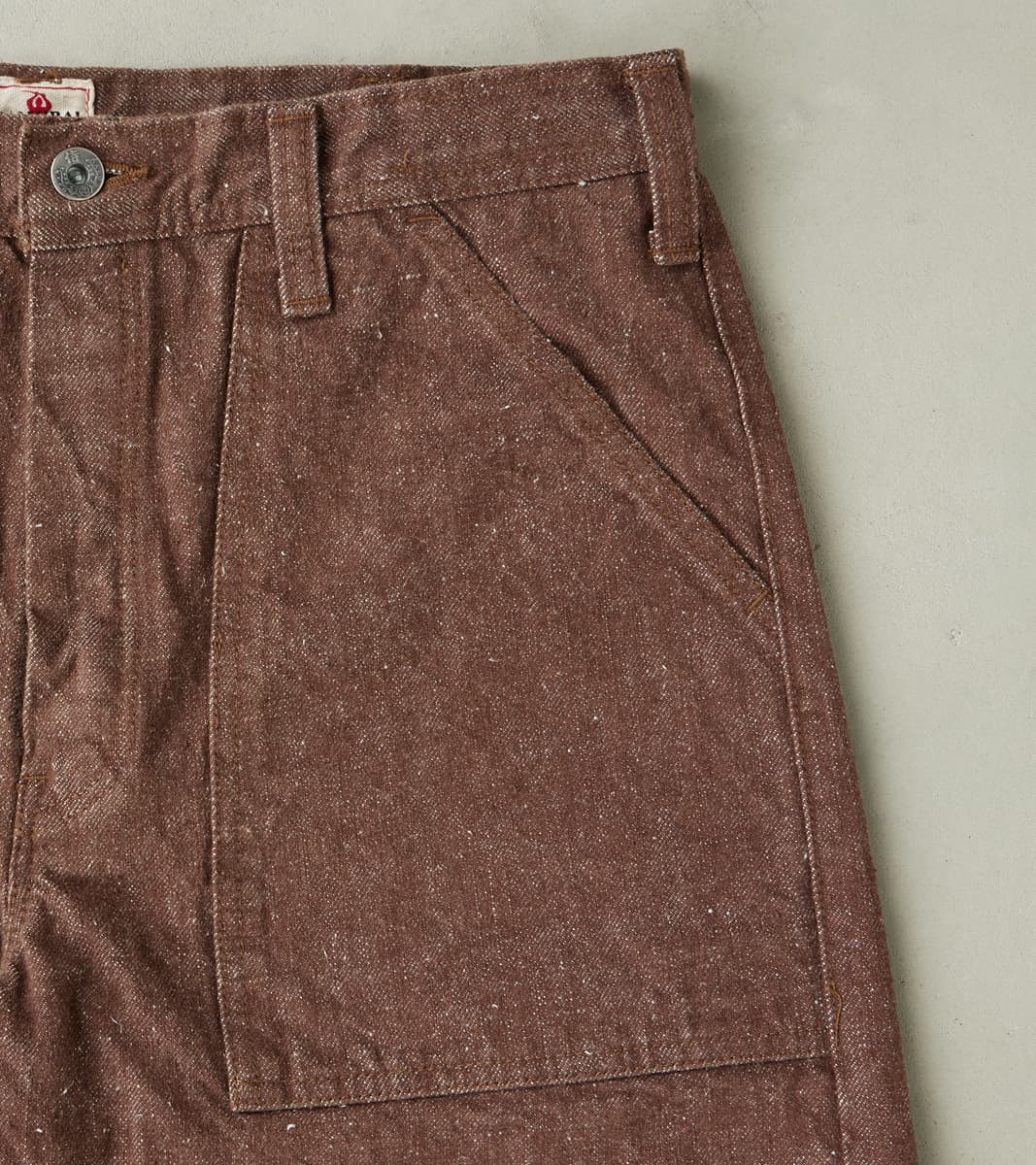 Samurai - SJ52BR 15oz Selvedge Denim Kanoko Brown Baker Pant