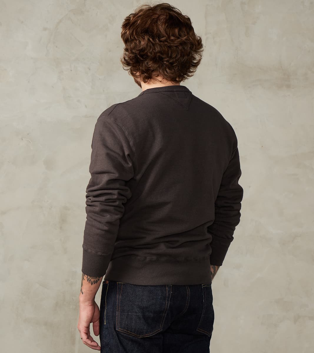 SWS-SC01 Japanese Cotton Heavyweight Sweatshirt - Kuromame