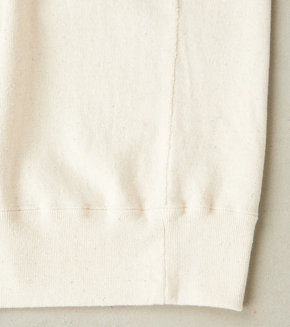 SWS-SC01 Japanese Cotton Heavyweight Sweatshirt - Natural