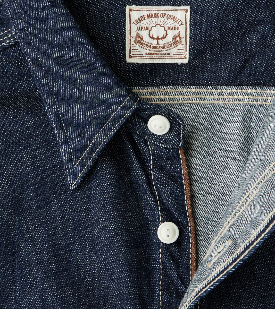 Samurai - SJWS-SC01W 10oz Japanese Samurai Cotton Indigo Denim