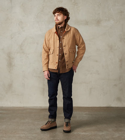 S100NAJ25 Beige Elemental Flannel Cossack Jacket
