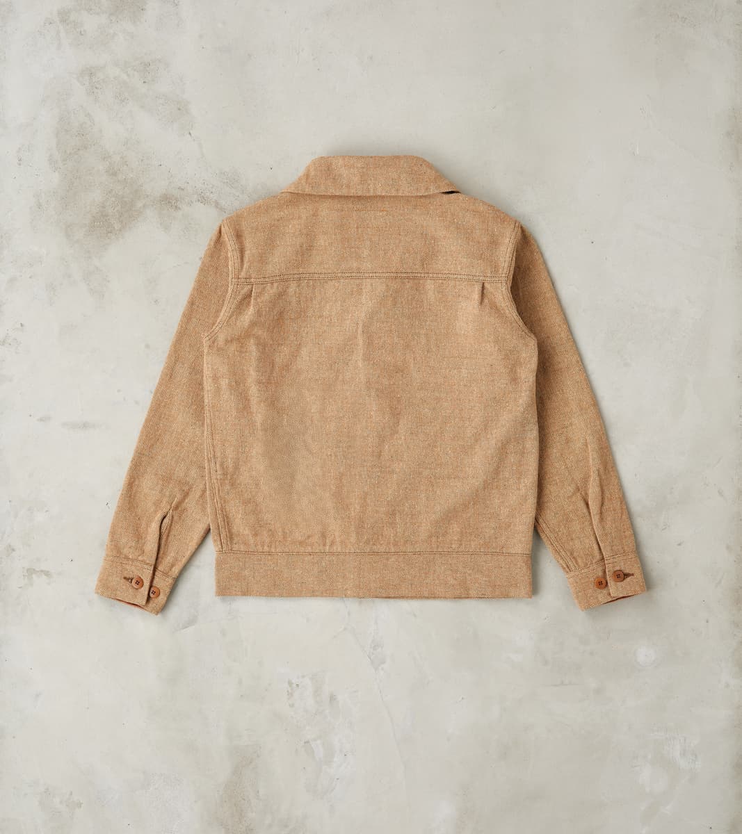 S100NAJ25 Beige Elemental Flannel Cossack Jacket