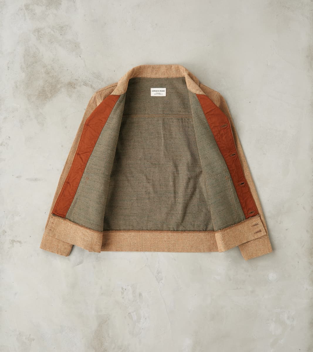 Samurai - S100NAJ25 Beige Elemental Flannel Cossack Jacket