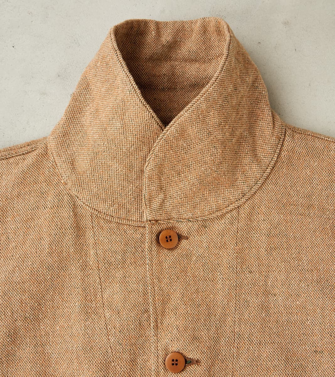 S100NAJ25 Beige Elemental Flannel Cossack Jacket