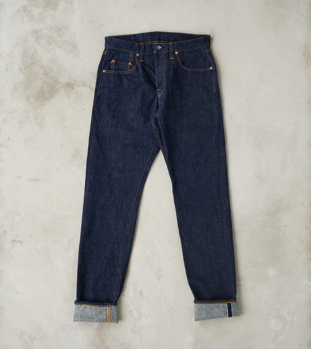 Samurai - S211AX 18oz Ai-Benkei Natural Indigo - Relaxed Tapered