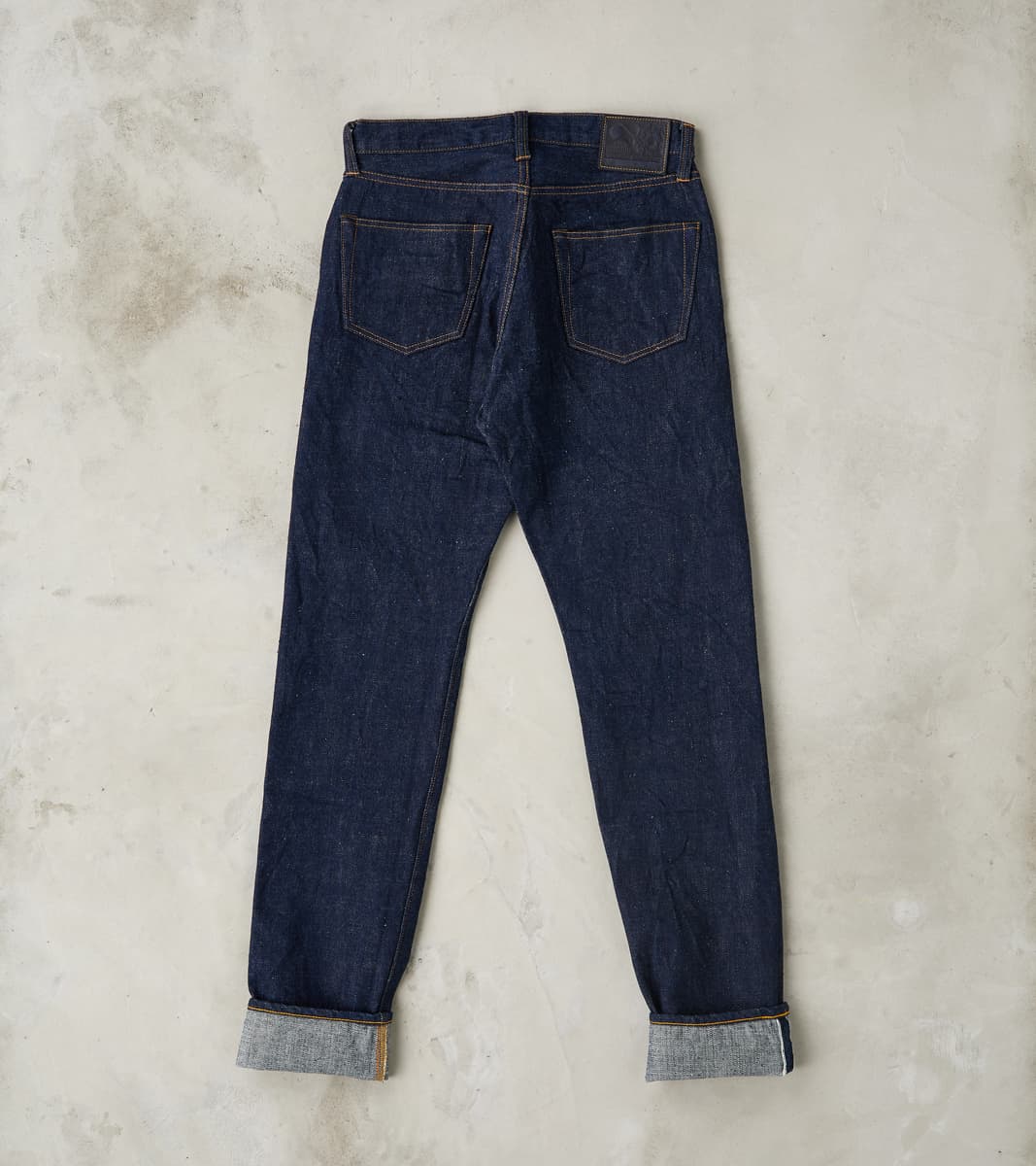 S211AX 18oz Ai-Benkei Natural Indigo - Relaxed Tapered