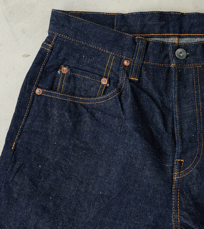 S211AX 18oz Ai-Benkei Natural Indigo - Relaxed Tapered
