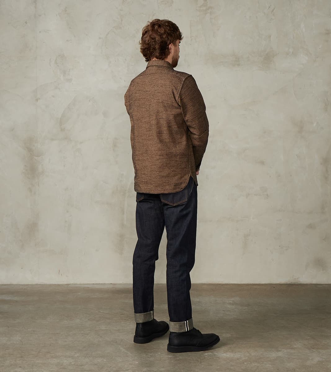 SMN25-01W Black Elemental Flannel Work Shirt