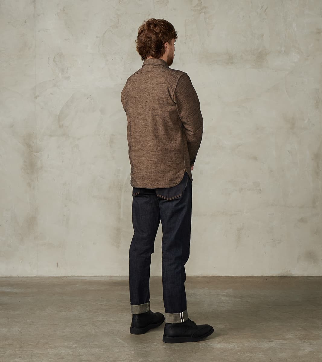 SMN25-01W Black Elemental Flannel Work Shirt