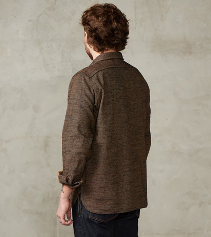 SMN25-01W Black Elemental Flannel Work Shirt