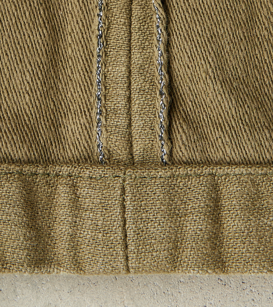 Samurai - SJ52BP 15oz Selvedge Heavy Back Satin Olive Baker Pant