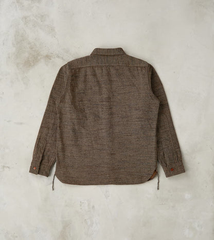 SMN25-01W Black Elemental Flannel Work Shirt