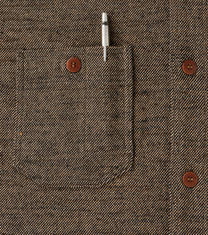 SMN25-01W Black Elemental Flannel Work Shirt