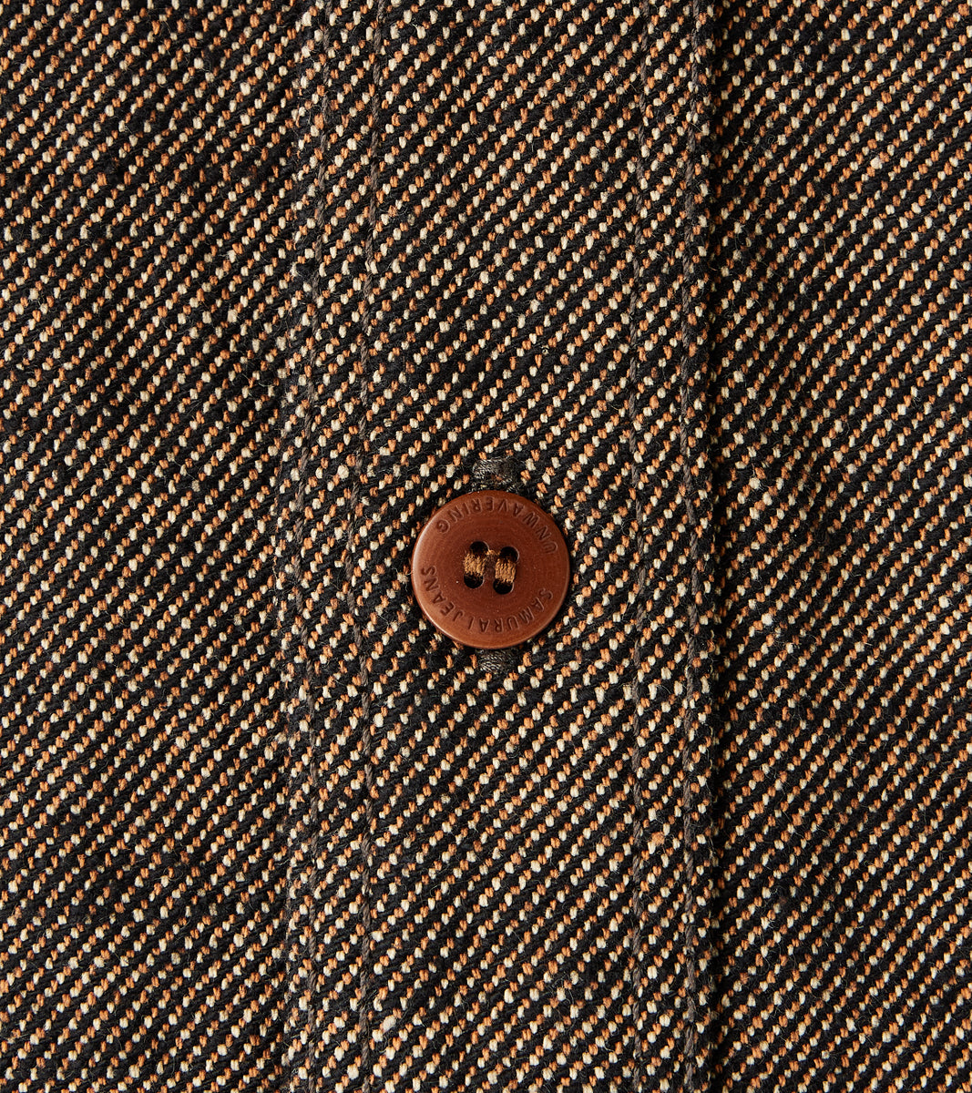 SMN25-01W Black Elemental Flannel Work Shirt