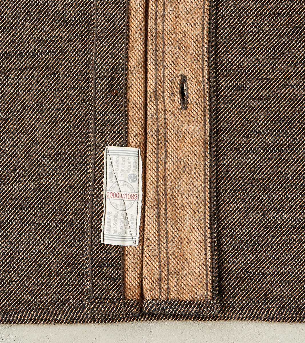 SMN25-01W Black Elemental Flannel Work Shirt