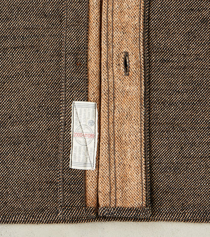 SMN25-01W Black Elemental Flannel Work Shirt