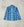 Samurai SKN24-01W Indigo Dyed Sashiko Flannel Rain Drop Kasuri Work Sh…