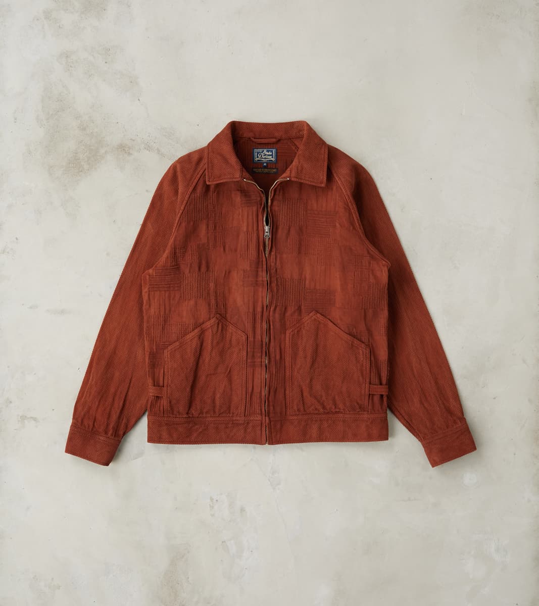 Studio D'Artisan Amami Dorozome Boro Sashiko Jacquard Jacket