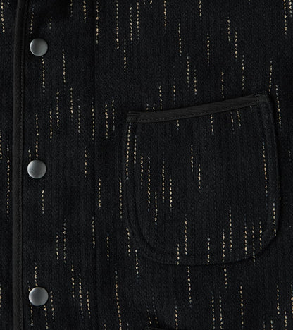 Kasuri Black Beach Cloth Work Jacket