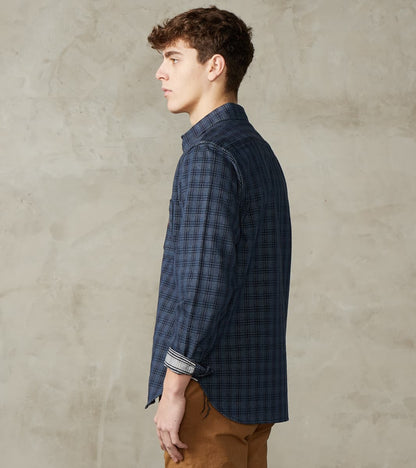 Indigo NY Check Jacquard Workshirt