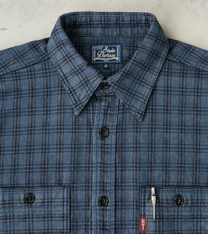 Indigo NY Check Jacquard Workshirt