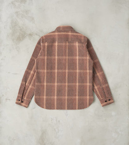 Noragi Kakishibu Persimmon Sashiko Workshirt