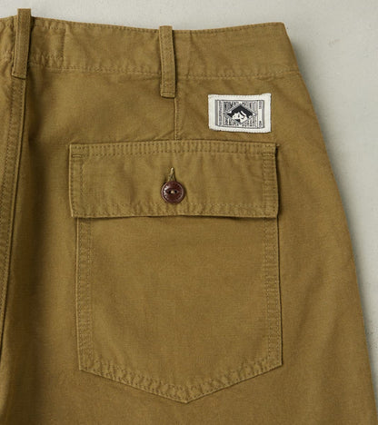 Fatigue Trouser - Olive Military Sateen