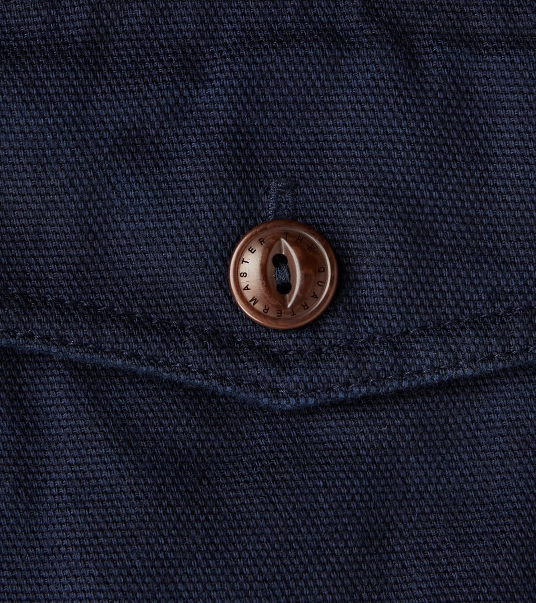 Italian Work Jacket - Navy Herringbone Twill