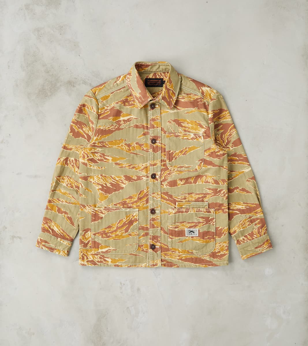 The Quartermaster - Utility Work Jacket - Re-Camo Herringbone Twill