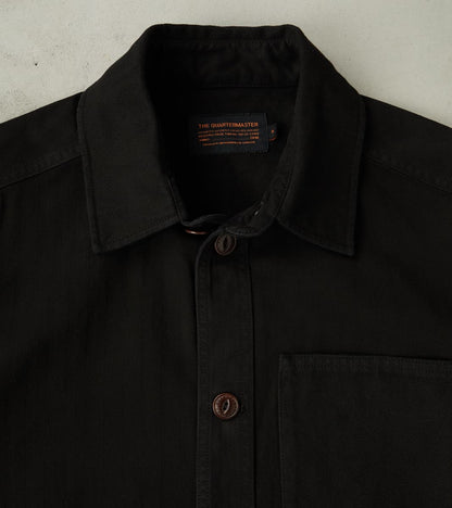 Utility Work Jacket - Charcoal Herringbone Twill