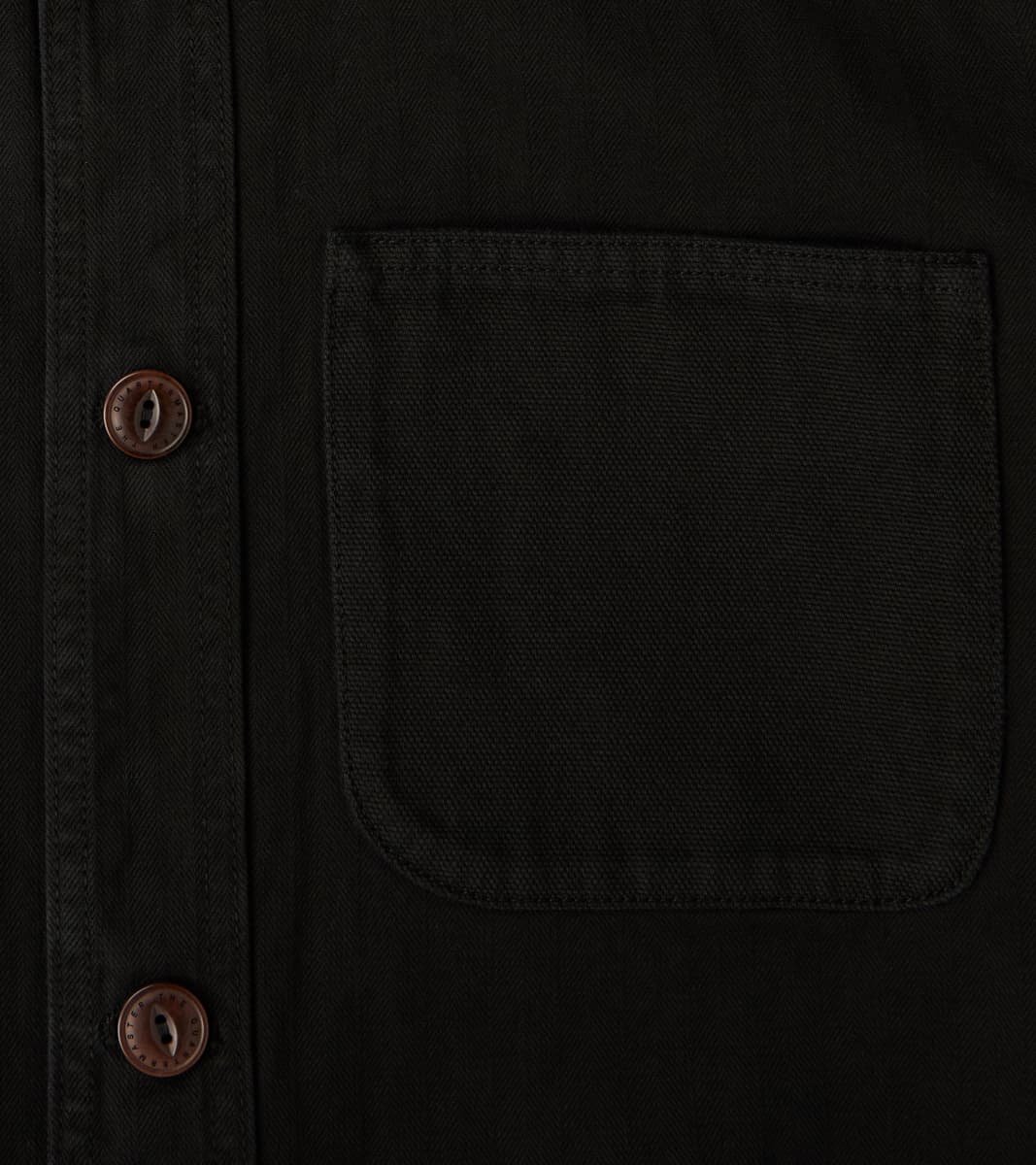 Utility Work Jacket - Charcoal Herringbone Twill