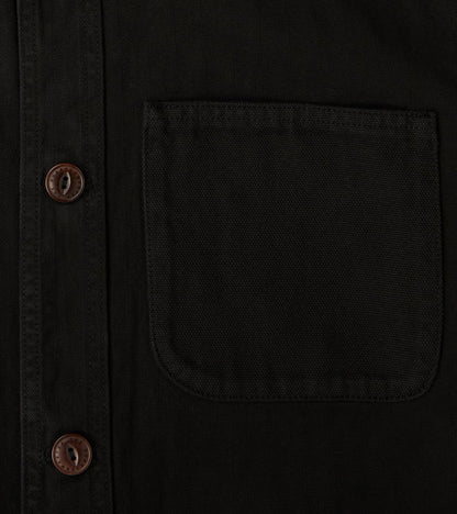 Utility Work Jacket - Charcoal Herringbone Twill