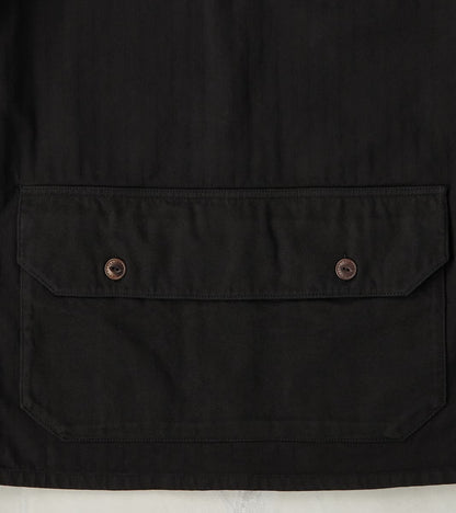 Utility Work Jacket - Charcoal Herringbone Twill