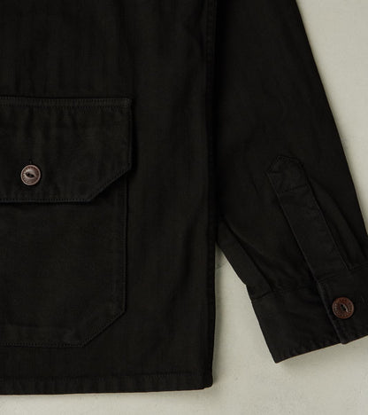 Utility Work Jacket - Charcoal Herringbone Twill