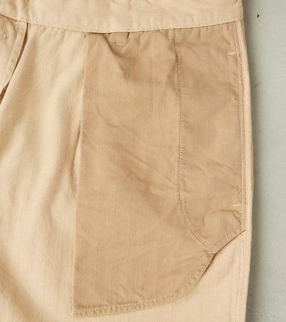 French Chino - Khaki Herringbone Twill