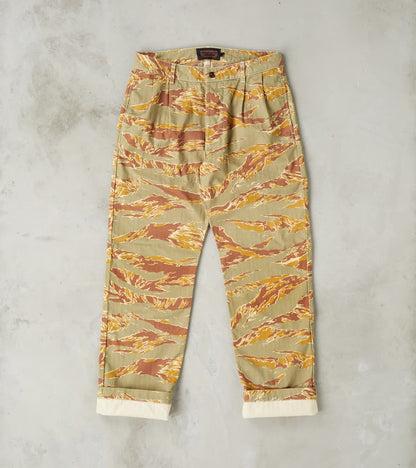 The Quartermaster - French Chino - Re-Camo Herringbone Twill