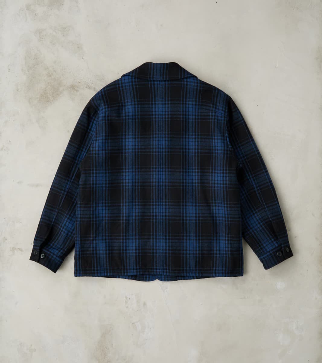 ジャケット・アウター Subculture SC BUFFALO CHECK JACKET BLUE SC subcultureBUFFALO CHECK JACKET
