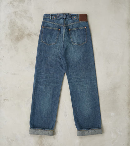 Lot. 721 Denim 1930s Trousers - Straight - Damaged Indigo