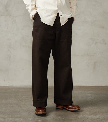 Taiga Takahashi T.T Lot. 223 British Work Trousers - Chino Cloth - Mud…