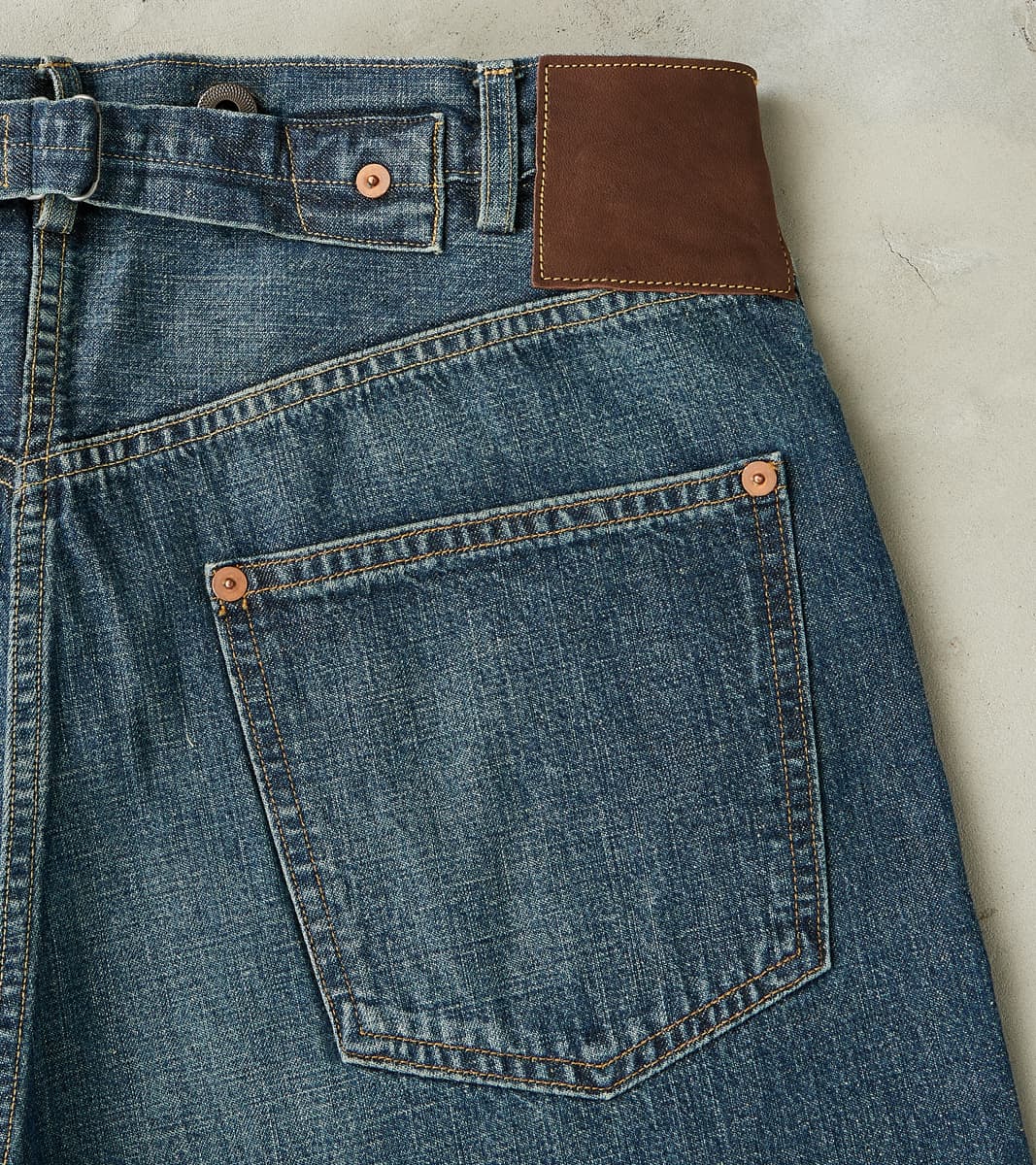 Lot. 721 Denim 1930s Trousers - Straight - Damaged Indigo