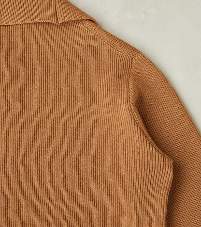 Lot. 521 Turtleneck Cardigan - Merino Lambswool - Camel