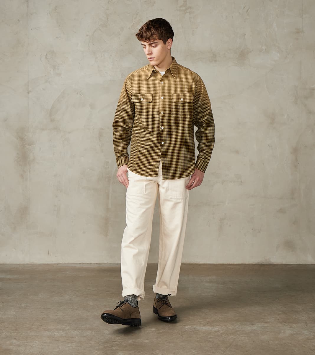 Taiga Takahashi T.T Lot. 117 Work Shirt - Amundsen Dobby Check