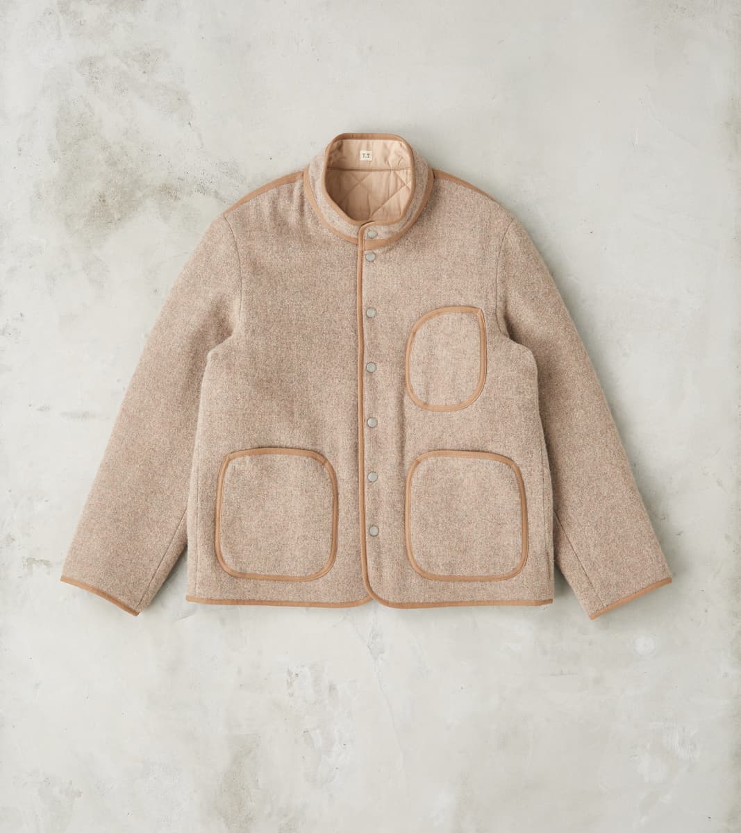 Taiga Takahashi T.T Lot. 323 Quilt Lining Blanket Jacket - Hopsack Woo…