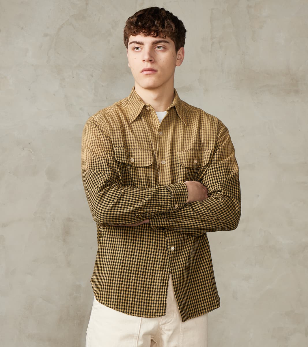 Taiga Takahashi T.T Lot. 117 Work Shirt - Amundsen Dobby Check