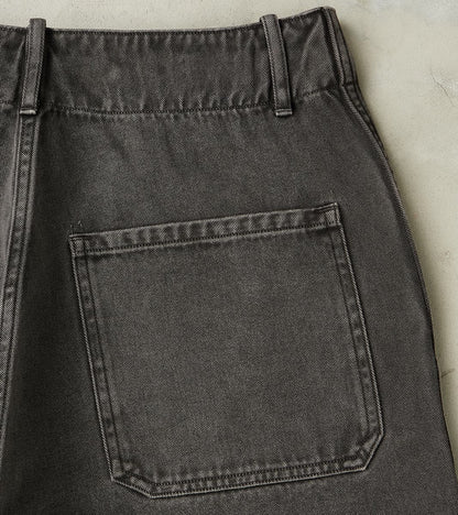 Lot. 223 British Work Trousers - Chino Cloth - Sumi Dyed Charcoal