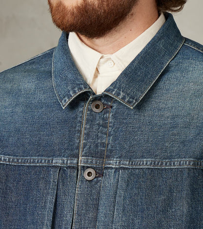 Lot. 720 Denim 1930s Jacket - Damaged Indigo