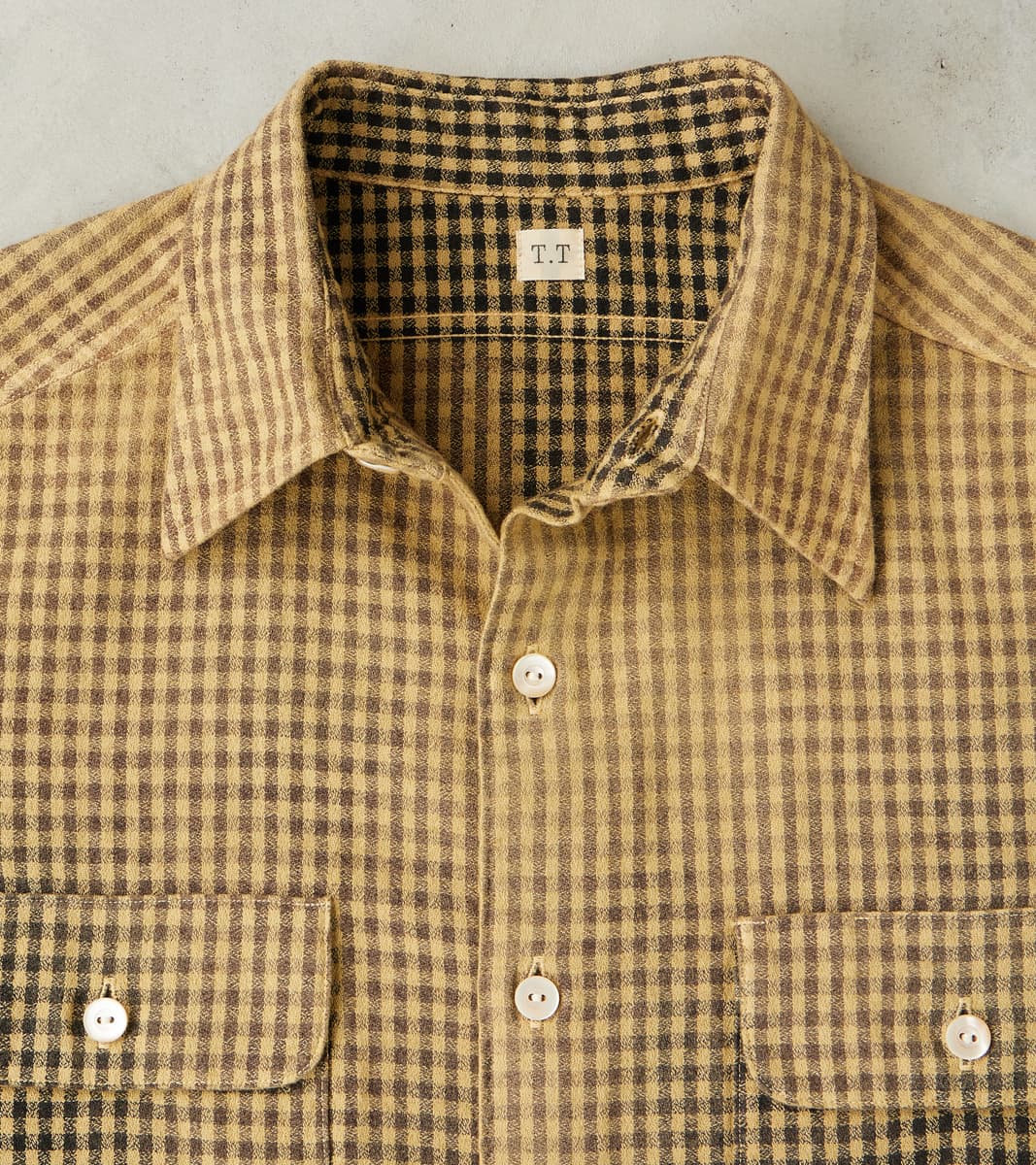 Taiga Takahashi T.T Lot. 117 Work Shirt - Amundsen Dobby Check